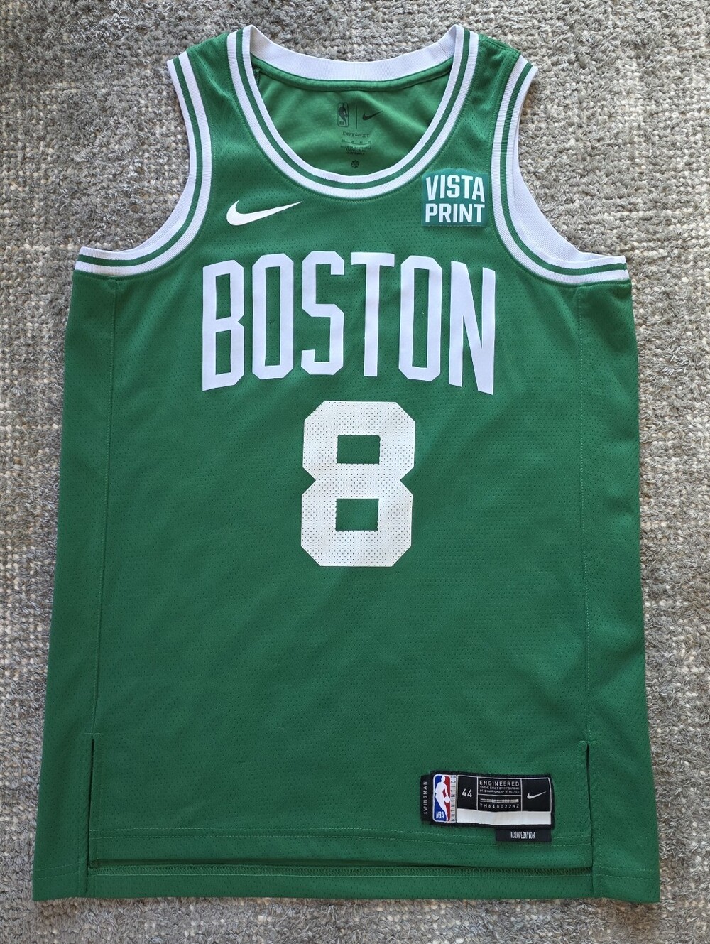 Nike Kristaps Porzingis Boston Celtics Nike Swingman Icon NBA Jersey Size 44 Med